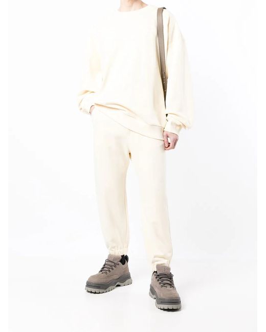 Juun.J White Drawstring Track Pants for men