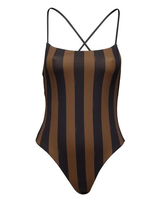 Fendi Brown Swimsuit