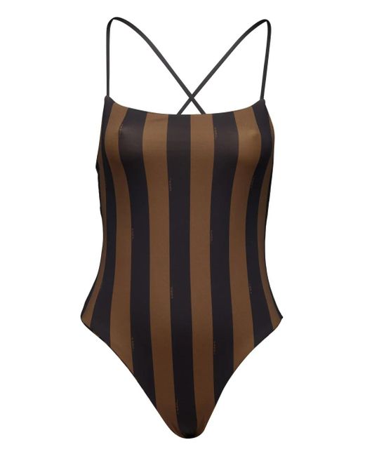 Fendi Brown Swimsuit