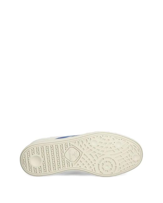 Hummel Blue Chevron Suede Sneakers