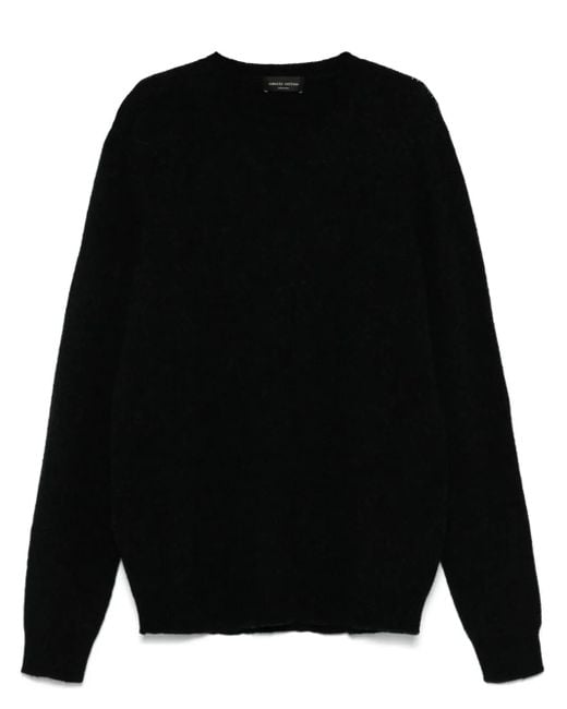 Roberto Collina Black Long-Sleeve Sweater for men