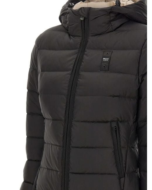 Blauer Charme フーデッド ダウンジャケット Black
