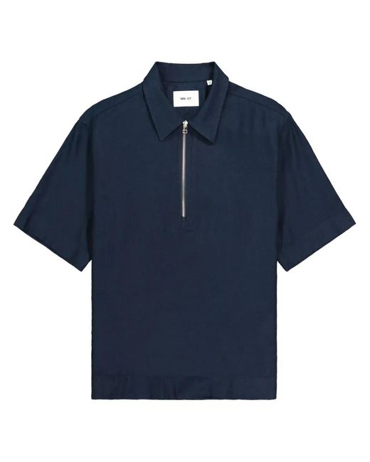 Polo Bruno NN07 de hombre de color Blue