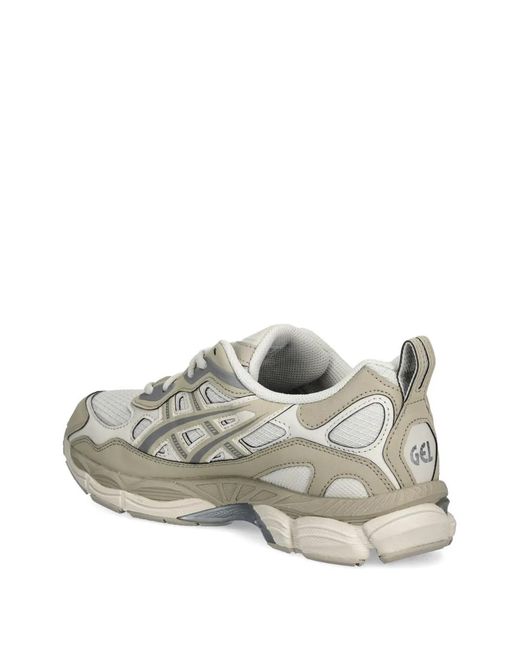 Asics White Gel-Nyc Rgd Logo-Detail Sneakers