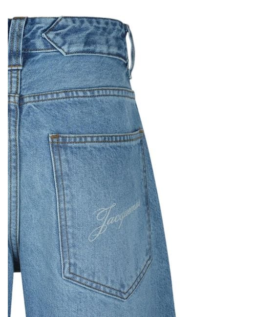 Jacquemus Blue The Wide De-Nîmes Denim Pants