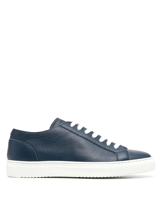 Doucal's Blue Low-Top Sneakers for men