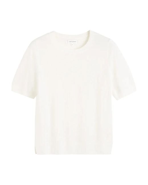 Chinti & Parker White Merino T-Shirt