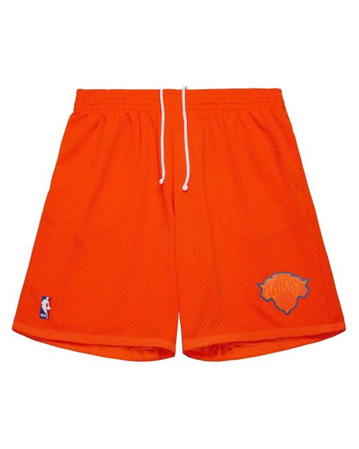 メンズ Mitchell & Ness New York Knicks 2012 Christmas Day スウィングマン ショーツ Orange