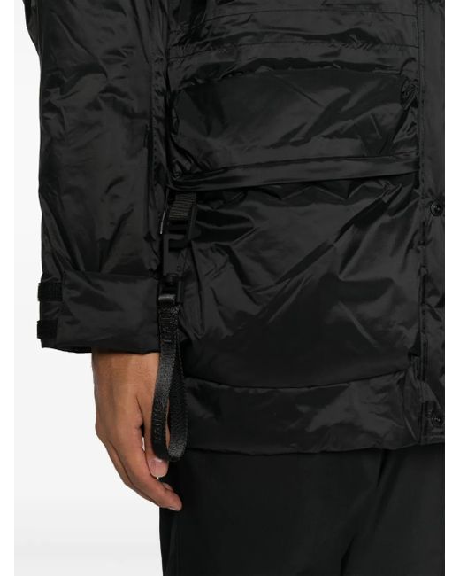 Rains Black Vardo Padded Parka for men