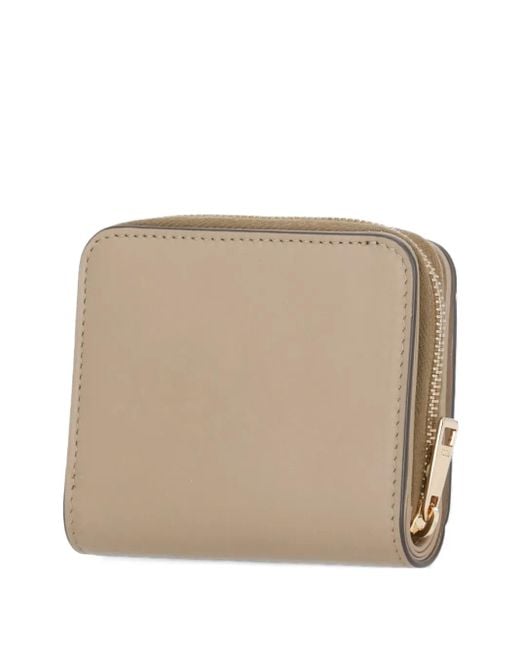 Tod's Natural Metal-Bar Leather Wallet