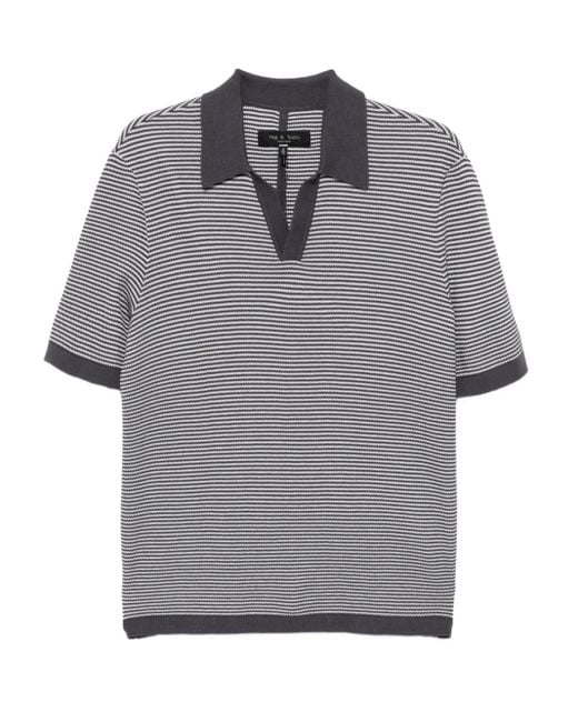 Rag & Bone Harvey Poloshirt in het Gray voor heren