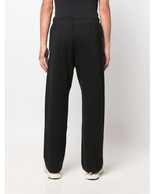 Fear Of God Black Logo Print Track Pants for men