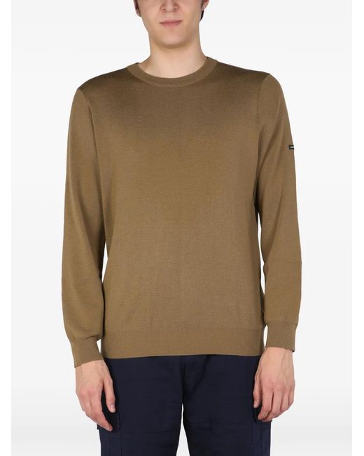 Saint James Natural Crew Neck Sweater for men