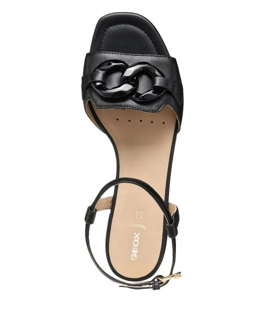 Geox New Eraklia フラットサンダル Black