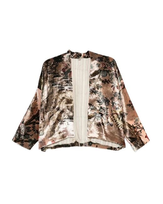 Yavi Jack Met Bloemenprint in het Natural