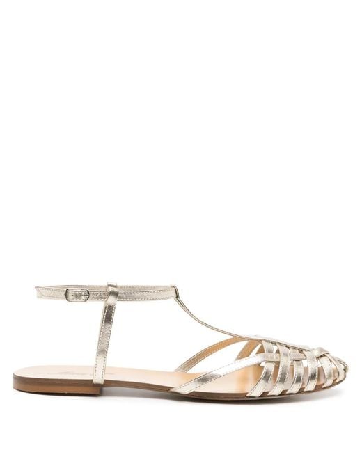 Anna F. White 512 Leather Sandals