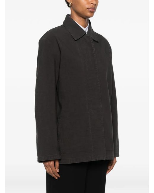 The Row Black Baeza Concealed-Fastening Jacket