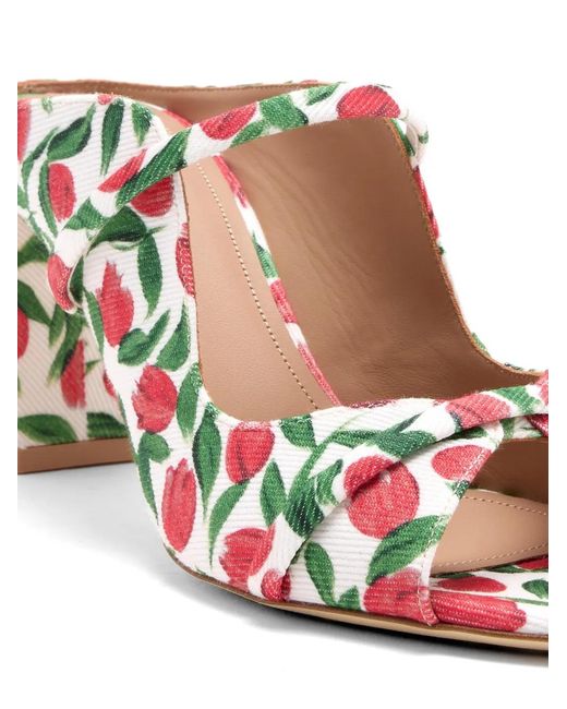 Malone Souliers White Norah 70 Mules