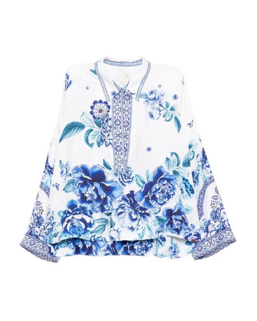 Camilla Blue A Ceramic Garden Blouse