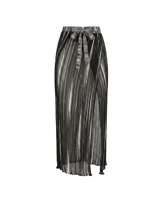 Missoni Black Striped Skirt