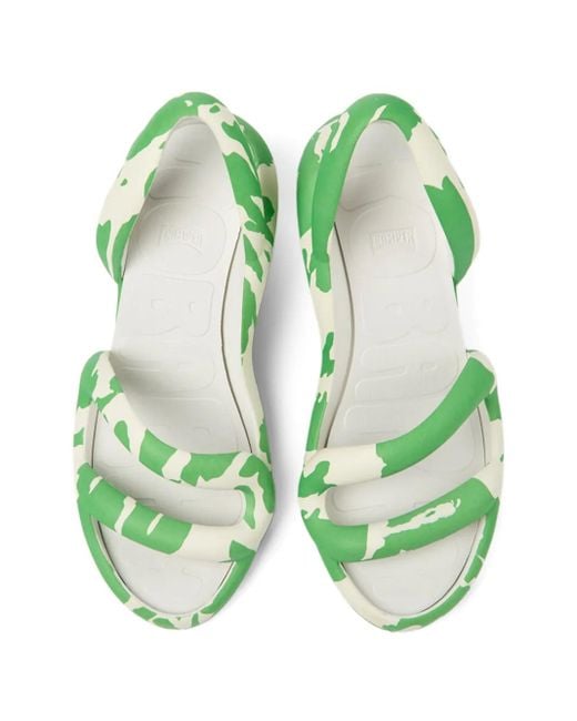 Camper Green Kobarah Slingback Sandals