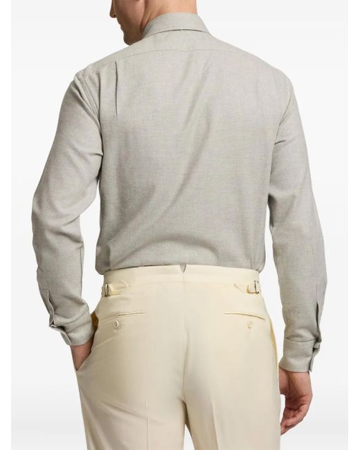 メンズ Ralph Lauren ロングスリーブ シャツ White
