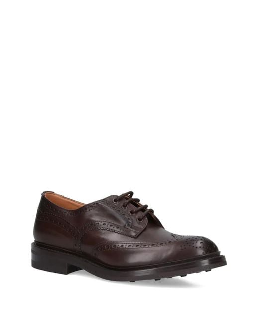Tricker's Brown Bourton Derby Shoes for men