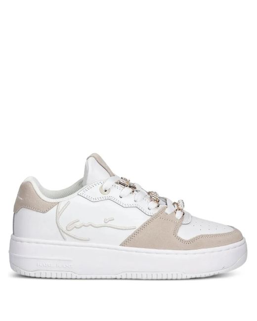 Karlkani チェーントリム スニーカー White