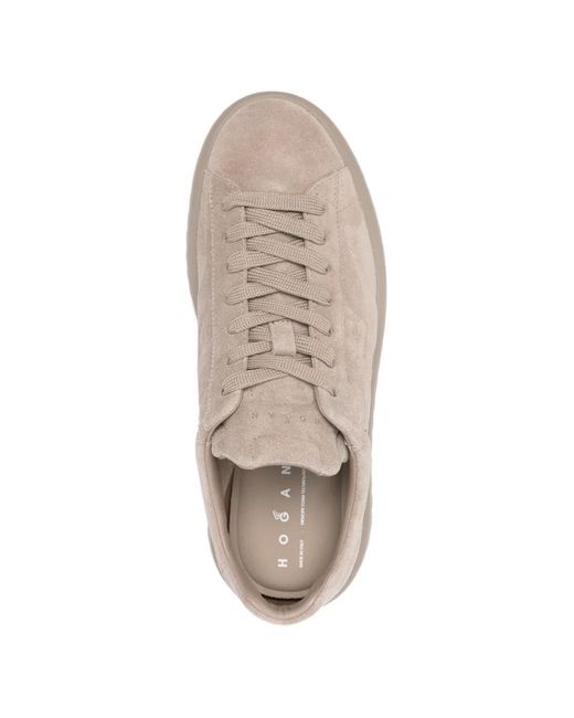 Hogan Pink Platform Lace-Up Sneakers for men