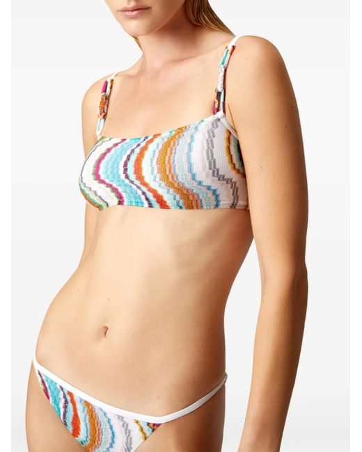 Missoni White Light Beach Bikini Set