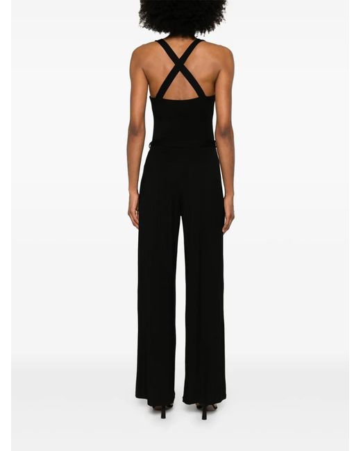 Emporio Armani Black Long Beach Jumpsuit
