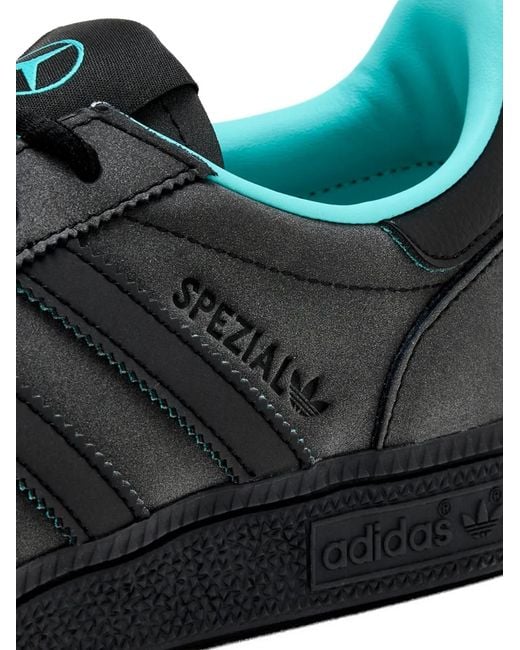 Adidas Blue X Mercedez Spezial 3-Stripes Sneakers for men
