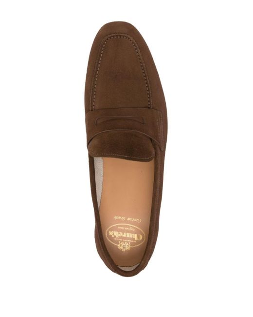 Church's Brown Matlby Suede Loafers for men