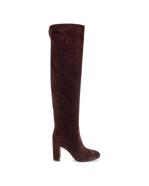 Gianvito Rossi Brown Glen Suede Boots