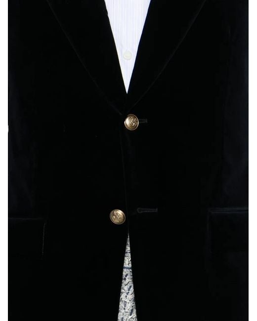 Gucci Black Velvet Blazer for men