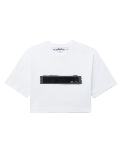A.P.C. X Natacha Ramsay-levi Cropped Top in het White