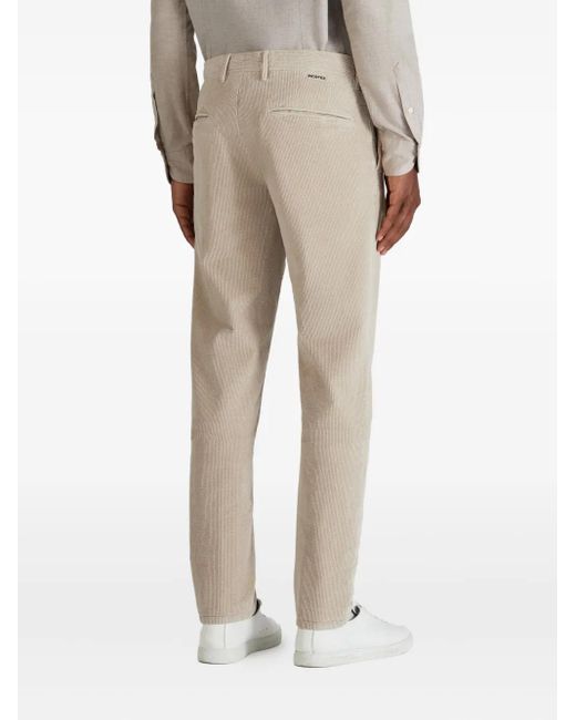 Slowear Natural Corduroy Tapered Trousers for men