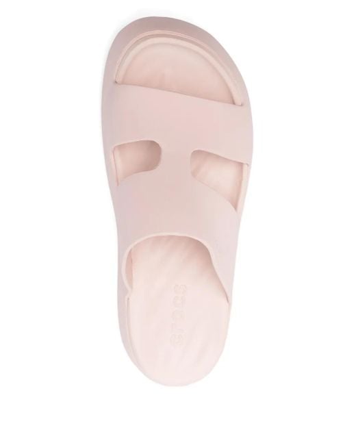 CROCSTM Pink Getaway Double-Strap Platform Sandals