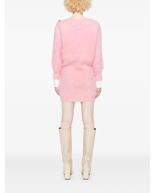retroféte Pink Johanna Mini Dress