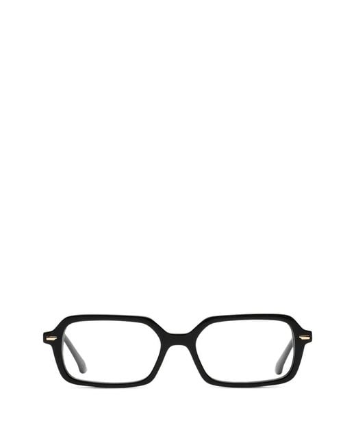 Retrosuperfuture Black Brille Mit Eckigem Gestell