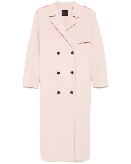 Theory ダブルコート Pink