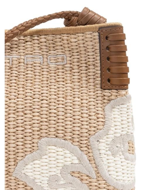 Etro Natural Shoulder Bag