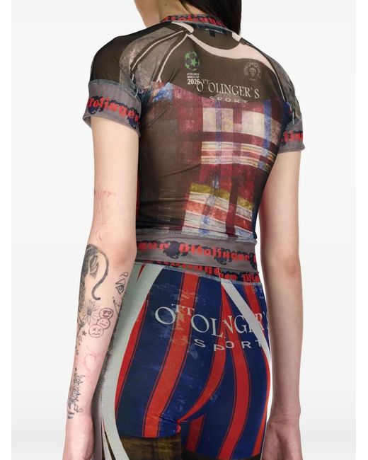 OTTOLINGER Gray Patterned T-Shirt