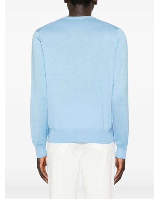 Tom Ford Blue Crew-Neck Sweater for men
