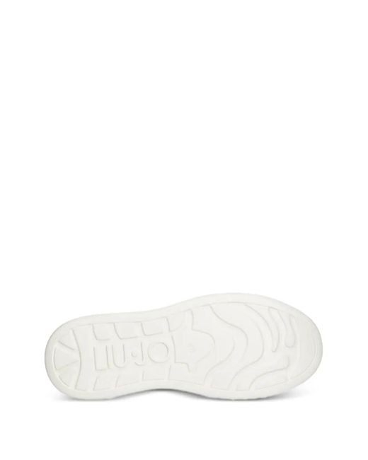 Liu Jo White Lace-Up Sneakers for men