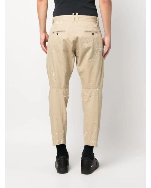 DSquared² Cropped Broek in het Natural voor heren