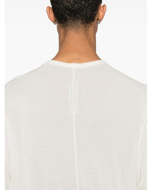 メンズ Rick Owens Jumbo Tシャツ White