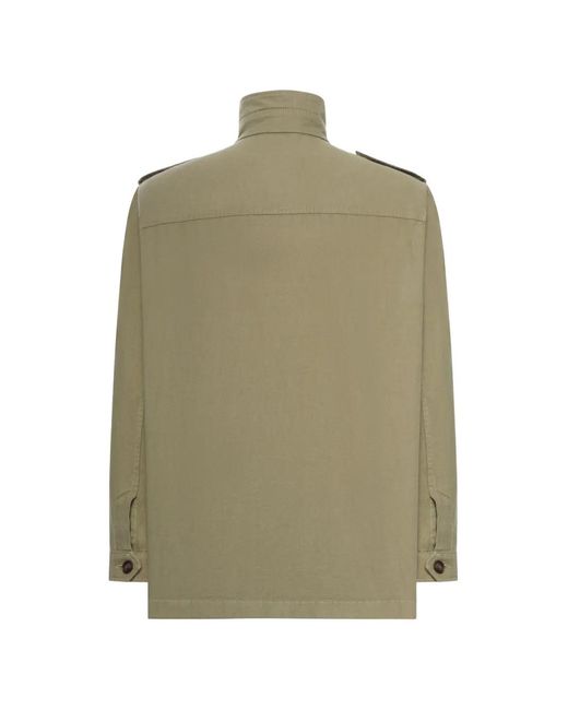 Fay Green Patch-Pocket Jacket for men