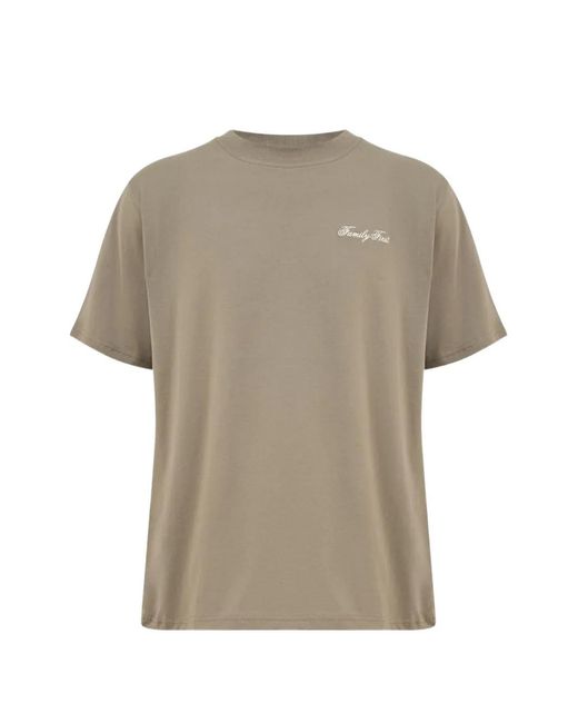 FAMILY FIRST Gray Logo-Embroidered T-Shirt for men