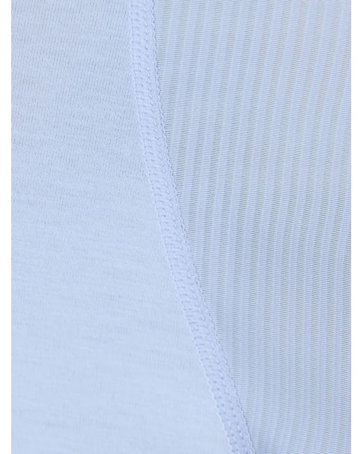 Sweaty Betty Blue Mesh-Panel Long-Sleeve Top